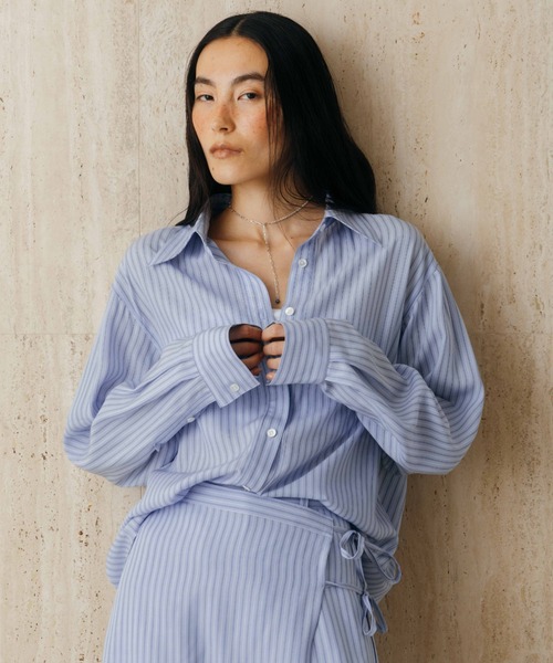 CREDONA（クレドナ） ブラウス シャツ PAJAMA SHIRT/パジャマシャツ