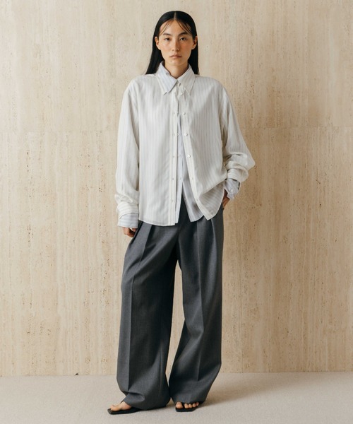 CREDONA（クレドナ） ブラウス シャツ PAJAMA SHIRT/パジャマシャツ 