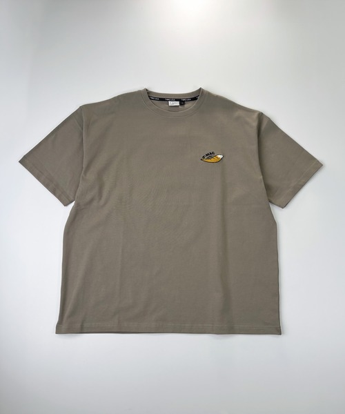 T-MAC OUTING tシャツ 接触冷感 冷感天竺 背面キツネさがら刺繍 半袖T
