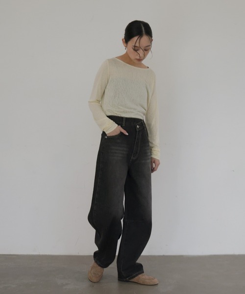 「hellam」 デニムパンツ SMALL インディゴブルー レディース_画像2