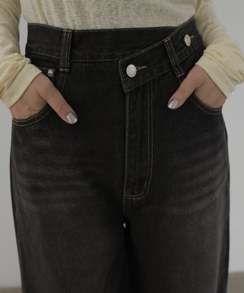 「hellam」 デニムパンツ SMALL インディゴブルー レディース_画像4