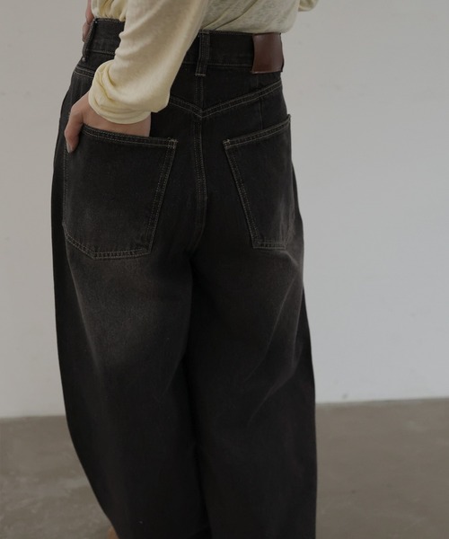 「hellam」 デニムパンツ SMALL インディゴブルー レディース_画像6