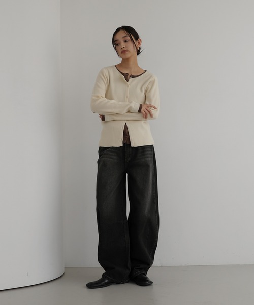 「hellam」 デニムパンツ SMALL インディゴブルー レディース_画像8