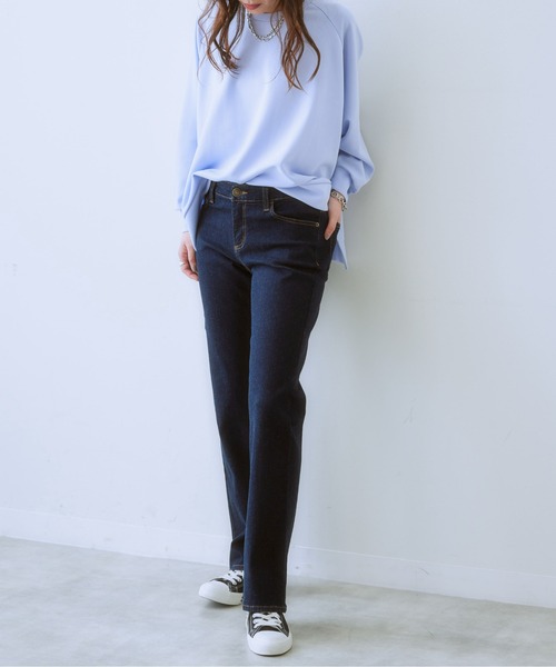 「SMILE LAND」 デニムパンツ L ブルー系その他 レディース_画像9