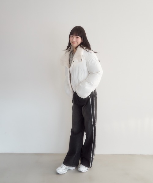 「mellowneon」 デニムパンツ FREE ダークブルー レディース_画像3