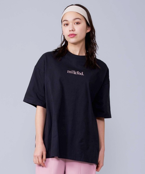「MILKFED.」 半袖Tシャツ ONE SIZE ブラック レディース_画像4