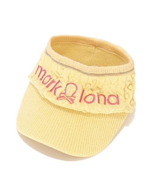 MARK & LONA サンバイザー ホワイト MARK&LONA（マークアンドロナ） 「MARK & LONA」 サンバイザー FREE
