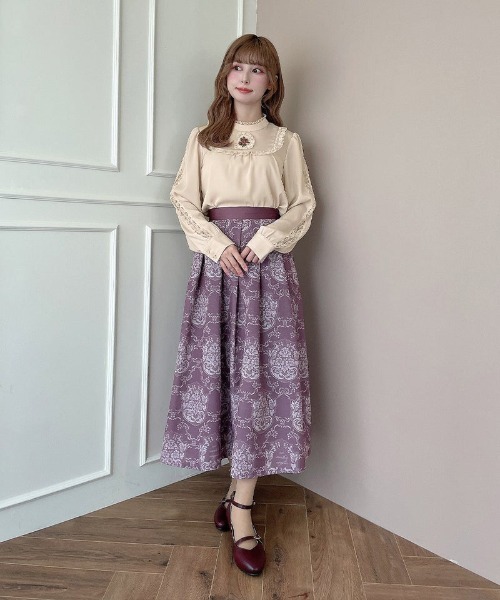 ブラウス シャツ ローズ刺繍レースカメオブラウス/fint フィント レディース | an another angelus | 10