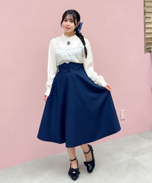 ブラウス シャツ ローズ刺繍レースカメオブラウス/fint フィント レディース | an another angelus | 19