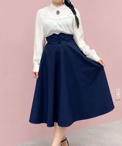 ブラウス シャツ ローズ刺繍レースカメオブラウス/fint フィント レディース | an another angelus | 21