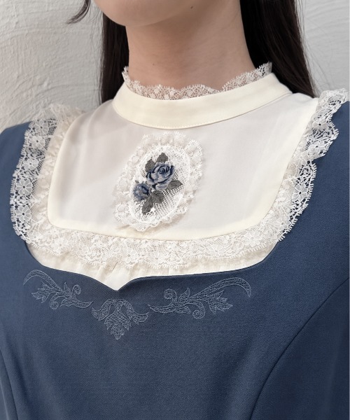 ブラウス シャツ ローズ刺繍レースカメオブラウス/fint フィント レディース | an another angelus | 17