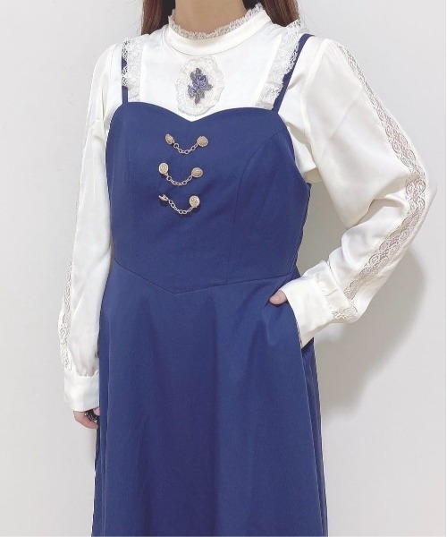 ブラウス シャツ ローズ刺繍レースカメオブラウス/fint フィント レディース | an another angelus | 22