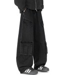 ワイドパンツ カーゴパンツ 「neos」ピグメ...の詳細画像2