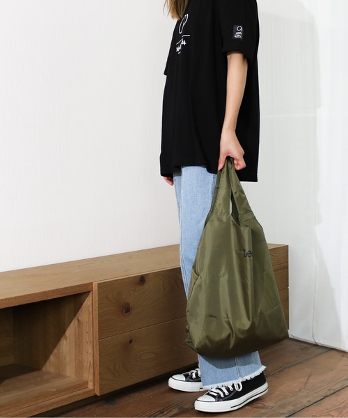 Lee（リー） エコバッグ ロゴ入り バンダナ柄 パッカブルエコバッグ