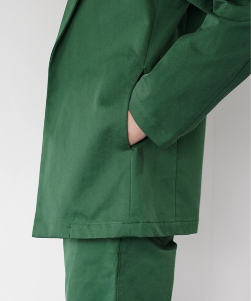 KAIKO ジャケット テーラードジャケット FINX TWILL OUTLINE