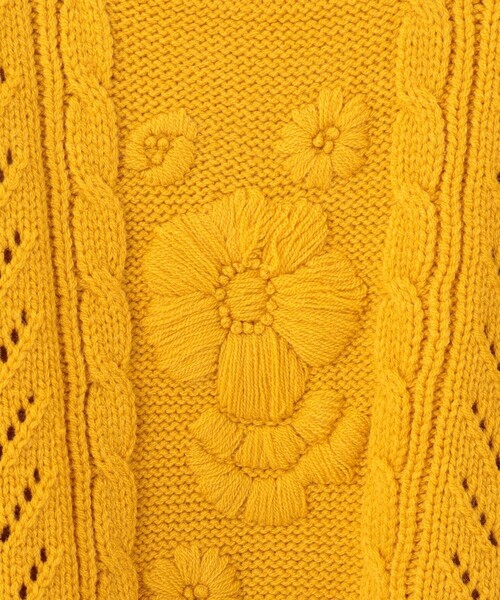 ニット セーター フローラル刺繍トップ レディース フローラル刺繍トップ / GRACE CONTINENTAL | GRACE CONTINENTAL
