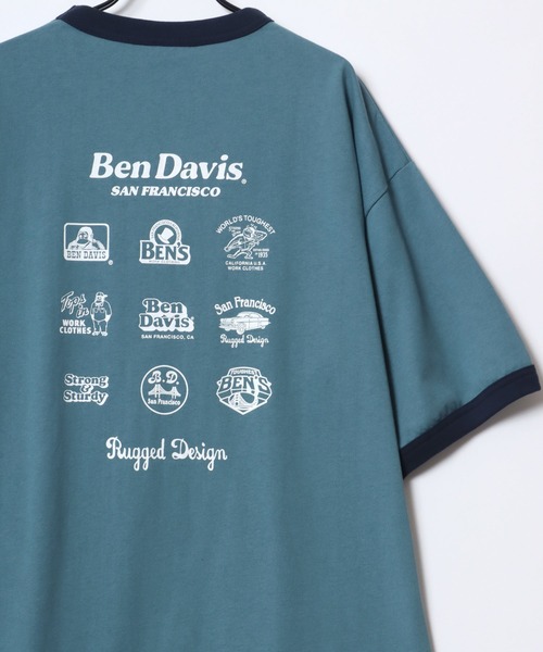 BEN DAVIS（ベンデイビス） tシャツ OVAL RINGER TEE/オーバーサイズ