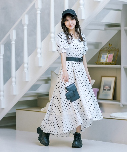 OLIVE des OLIVE（オリーブデオリーブ） ワンピース 半袖 little orun