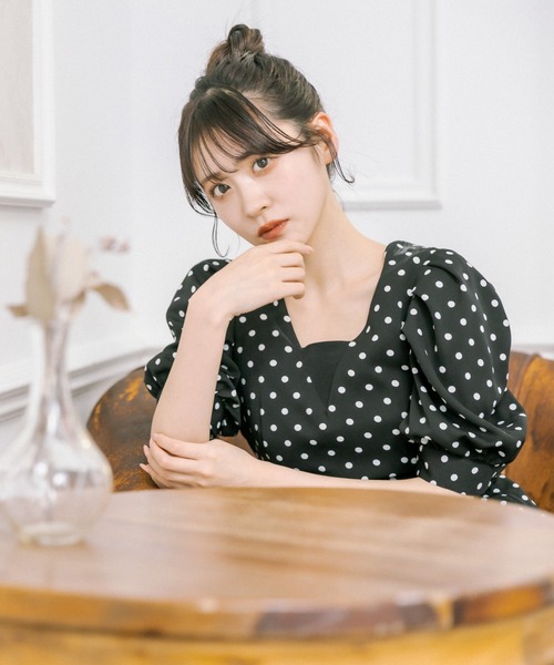 OLIVE des OLIVE（オリーブデオリーブ） ワンピース 半袖 little orun 