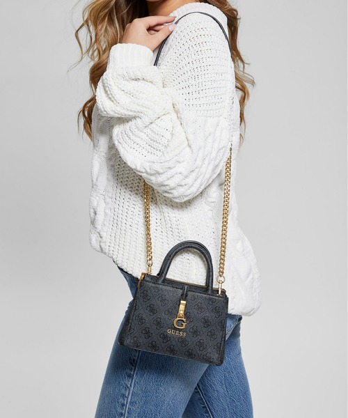 GUESS★LADY'S_MAYLEE 格子 ミニバケットバック♪ MAYLEE Bucket ショルダーバッグ | GUESS(ゲス) JAPAN 公式