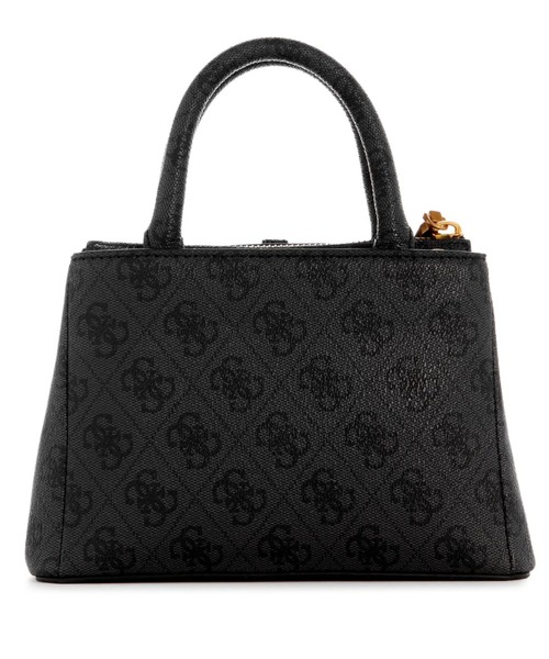 早い者勝ち！GUESS ハンドバッグ 黒 リボンチャーム付 セール】ZARIA Small Girlfriend Satchel サッチェル