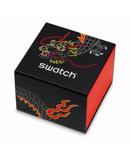 Swatch 腕時計 DRAGON IN WIND PAY! メンズ レディース