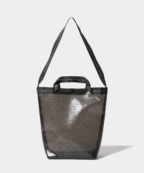 【ビューティフルピープル】plaid vinyl logo ショルダーバッグ beautiful people plaid vinyl logo tape sacoshe bag