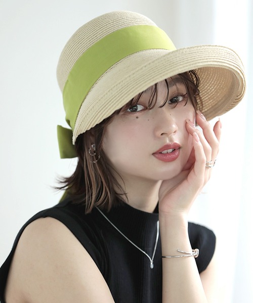 帽子 ハット 2way麦わら帽子 レディース | Little＆More | 19