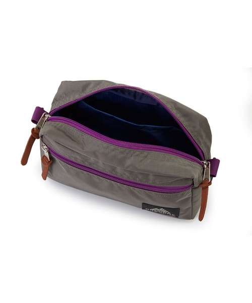 GREGORY ボディバッグ グレー/パープル 新品 未使用 アウトドア 激安 GREGORY（グレゴリー） ショルダーバッグ パデッドショルダーポーチM