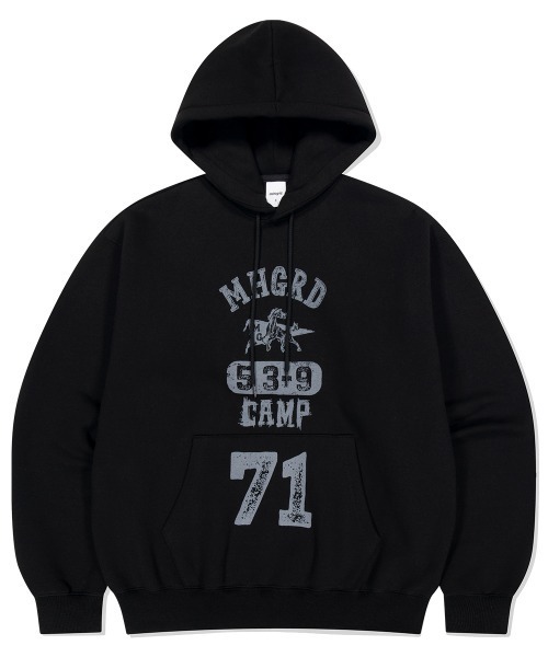 パーカー 「mahagrid/マハグリッド」 SKETCH COLLEGE HOODIE (ソリッド)/スケッチ カレッジ フーディー (ソリッド)