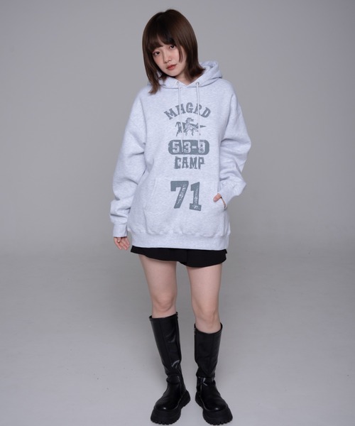 パーカー 「mahagrid/マハグリッド」 SKETCH COLLEGE HOODIE (ソリッド)/スケッチ カレッジ フーディー (ソリッド) セール】『mahagrid/マハグリッド』 SKETCH COLLEGE HOODIE