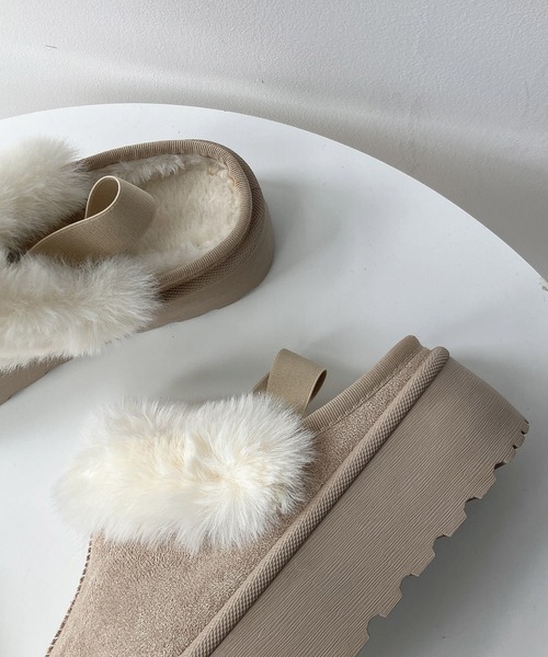 nozomi ishiguro ムートンサンダル　編み上げサンダル nozomi ishiguro ムートンサンダル 編み上げサンダル - メルカリ