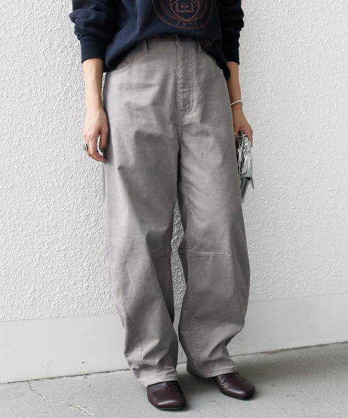 SHIPS.me パンツ 「ZOZO限定」SHIPS.me:コーデュロイ ワイド コクーン