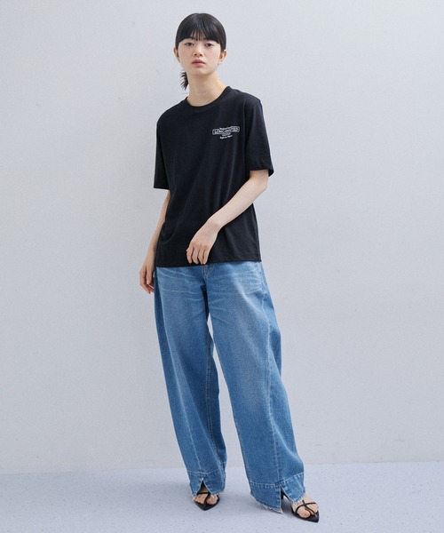 「ADAM ET ROPE'」 半袖Tシャツ FREE ホワイト系その他3 レディース ADAM ET ROPE' 「ADAM ROPE'」 半袖Tシャツ FREE ホワイト