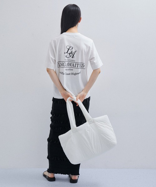 「ADAM ET ROPE'」 半袖Tシャツ FREE ホワイト系その他3 レディース ADAM ET ROPE' 「ADAM ROPE'」 半袖Tシャツ FREE ホワイト