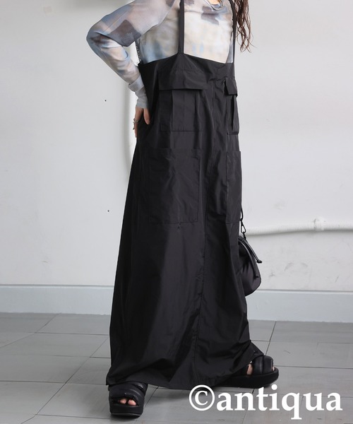 今月SALE！【antipua】キャミワンピース antiqua ワンピース ポケットキャミワンピース : ZOZOTOWN Yahoo