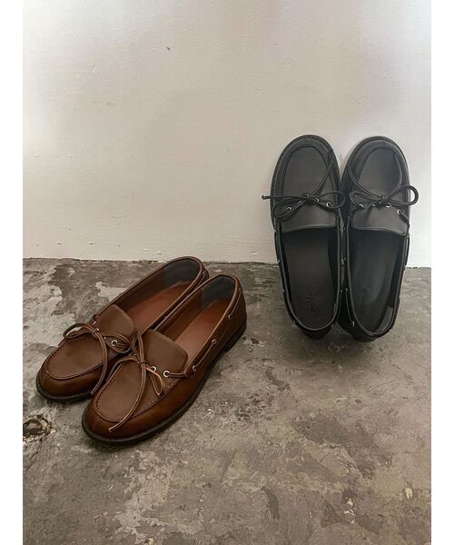 Ungrid デッキシューズ モカシン フェイクレザーデッキシューズ