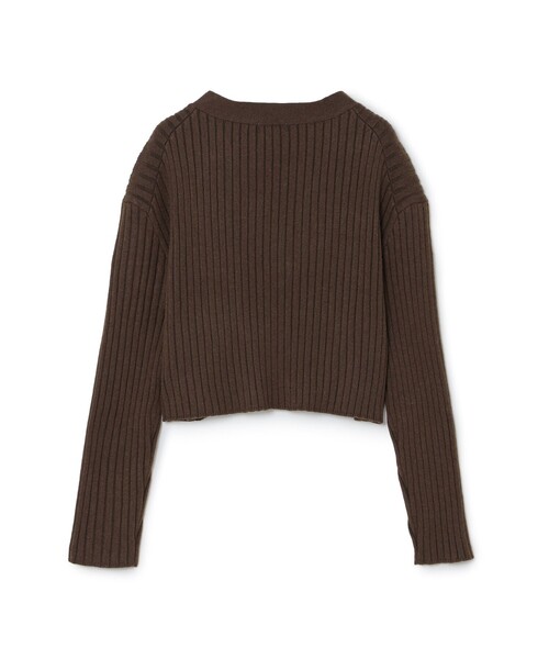 カーディガン GREY LABEL ワイドリブカーディガン レディース MACKINTOSH PHILOSOPHY｜GREY LABEL ワイドリブカーディガン