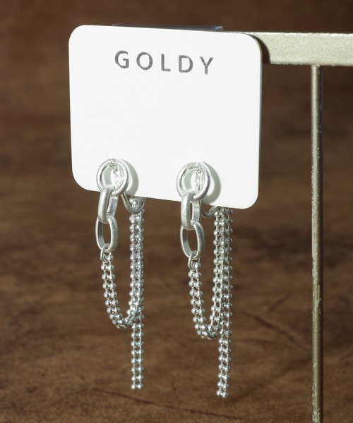 GOLDY イヤリング ボヘミアン シック チェーン レディース