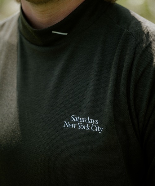 新品 SATURDAYS NEW YORK CITY ポーラーテックモックシャツ tシャツ