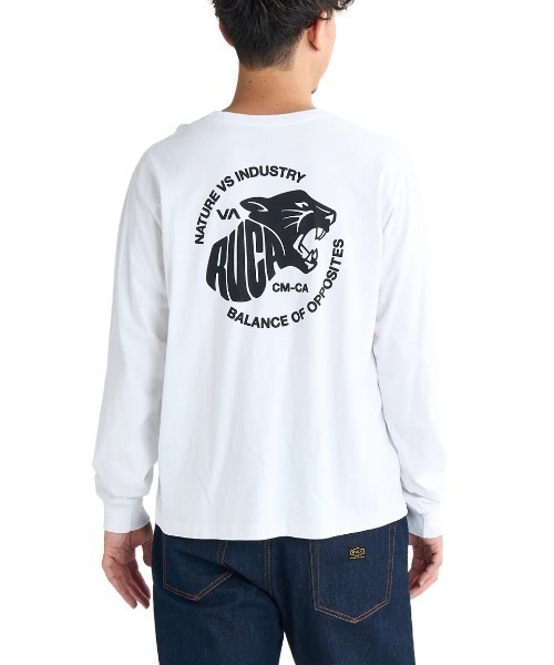 RVCA tシャツ メンズ TIGER WAVE LS ロンT/ルーカバック