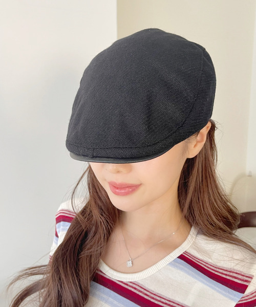 MARINE SERRE（マリーンセル） 帽子 ベレー帽 FELTED WOOL BERET
