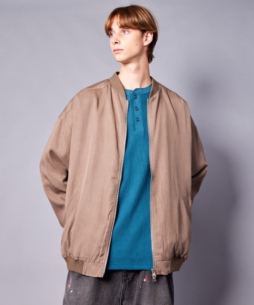 ラコスバーガー MA-1ジャケット rehacer（レアセル） ma1 ma-1 rehacer : Bomber Sleeve MA-1 Jacket