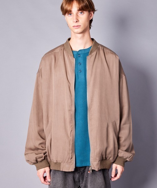 rehacer（レアセル） ma1 ma-1 rehacer : Bomber Sleeve MA-1 Jacket