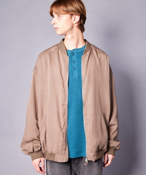 rehacer（レアセル） ma1 ma-1 rehacer : Bomber Sleeve MA-1 Jacket