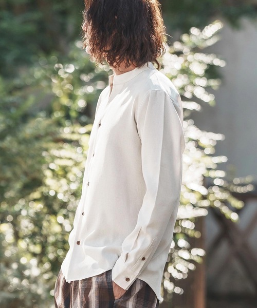 CAMBIO シャツ ms5961-リネンライクシャンブレーストレッチ
