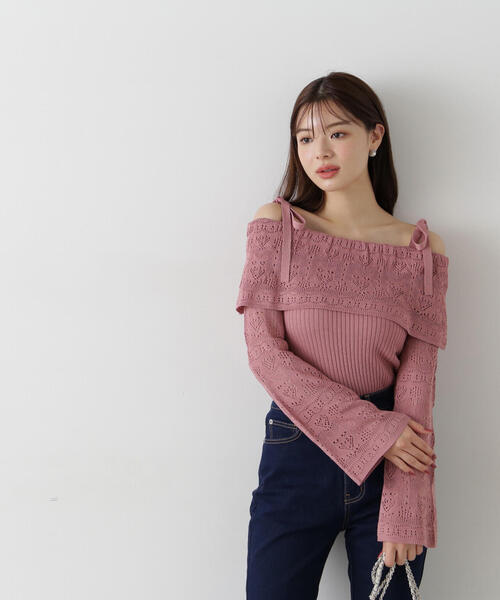 PROPORTION BODY DRESSING ニット セーター 透かし編み
