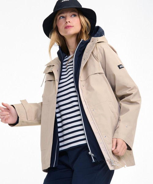 AIGLE マウンテンパーカー ウインドブレーカー 防水 透湿 防風