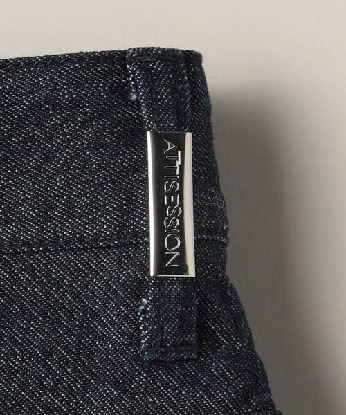 ＜ATTISESSION＞ワイド デニムパンツ 3/402 ATTISESSION＞ワイド デニムパンツ 3/402