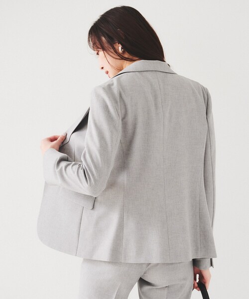 未使用UNTITLEDアンタイトル スカートスーツセットアップ リネン混 M UNTITLED - 良品 UNTITLED アンタイトル シングルジャケット